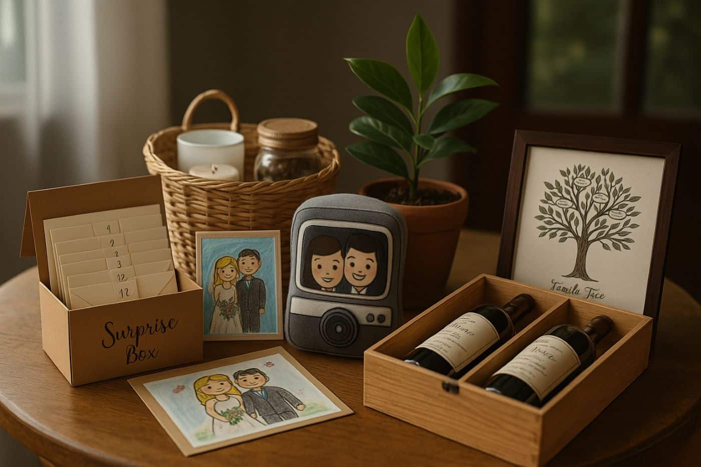 Cadeau symbolique et surprise finale pour les mariés le jour J