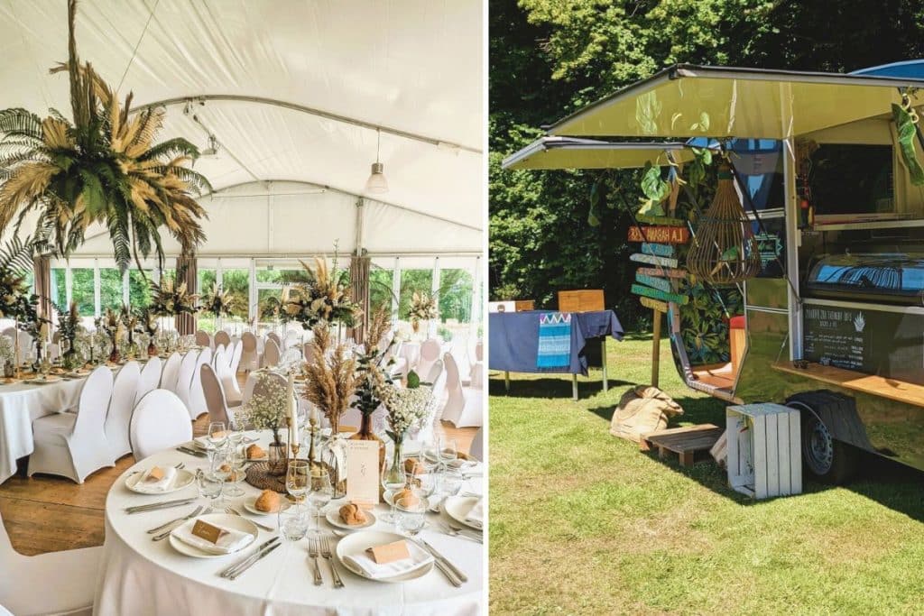 parc chateau pommorio bretagne salle mariage food truck extérieur