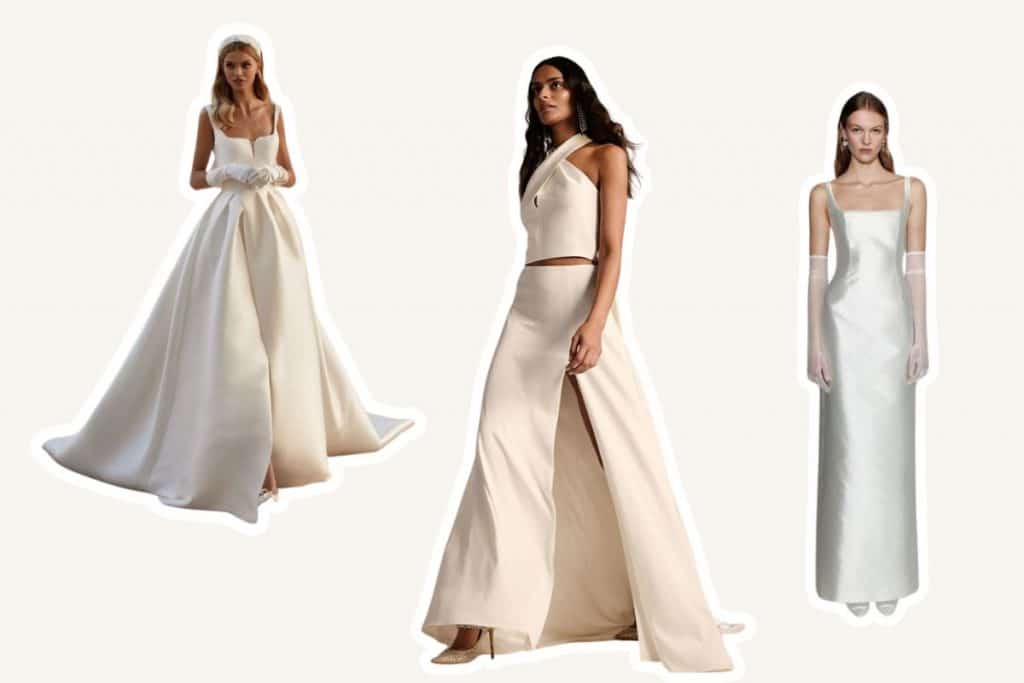 style robes de mariée old money theme haut de gamme chic élégant femme mariage tenue