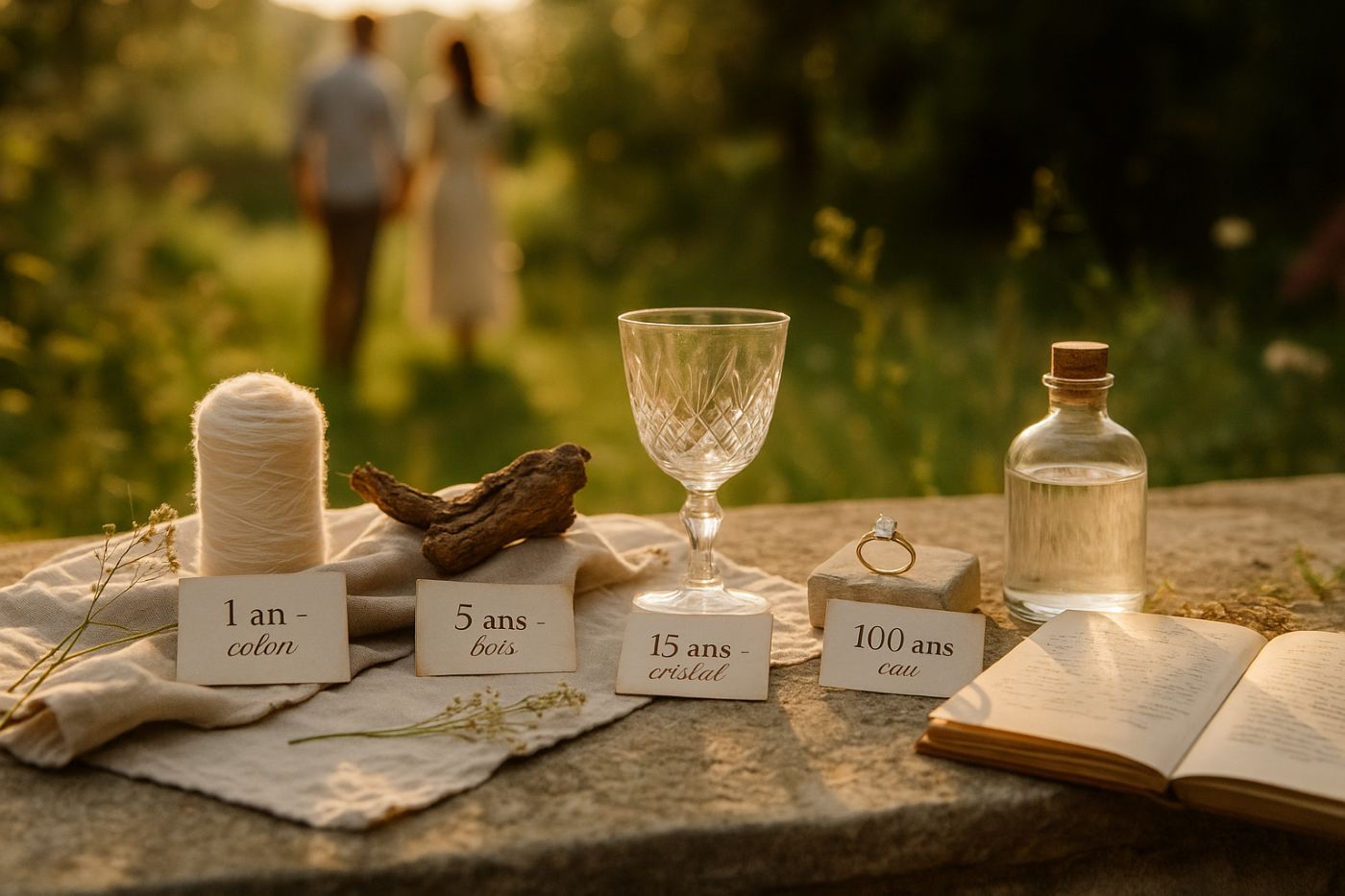 Tableau Noces de Mariage : Liste 1 à 100 ans [Complet]