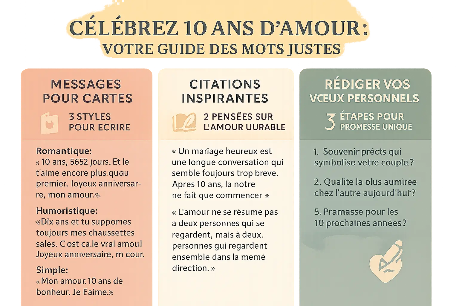Couple célébrant leurs 10 ans de mariage avec un anniversaire d'étain