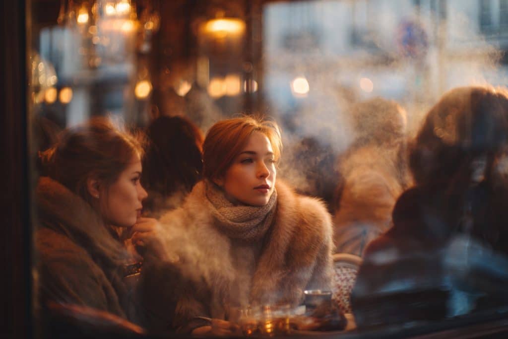 City break EVJF en hiver entre copines dans un café cosy en centre-ville