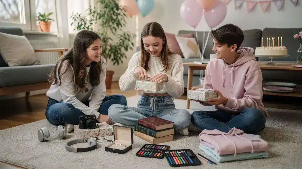 Photo representant idées de cadeaux d'anniversaire pour une ado de 15 ans
