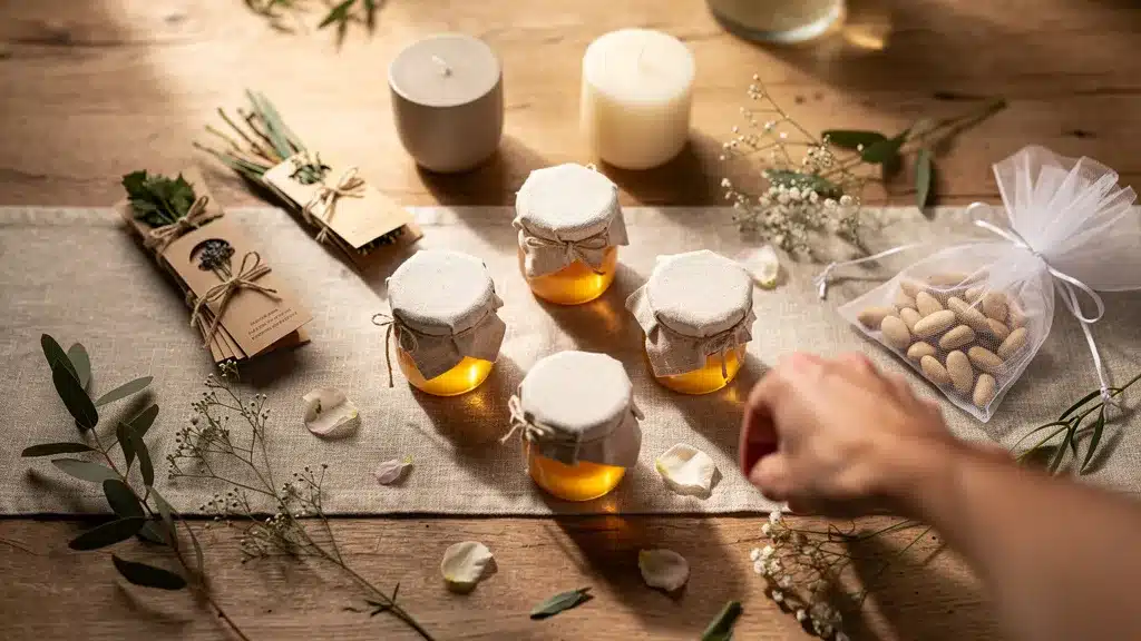 Top 15 des cadeaux d'invités de mariage tendances en 2026 en rapport avec cadeau invité de mariage