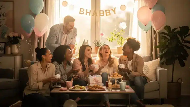 Photo illustrant jeux baby shower