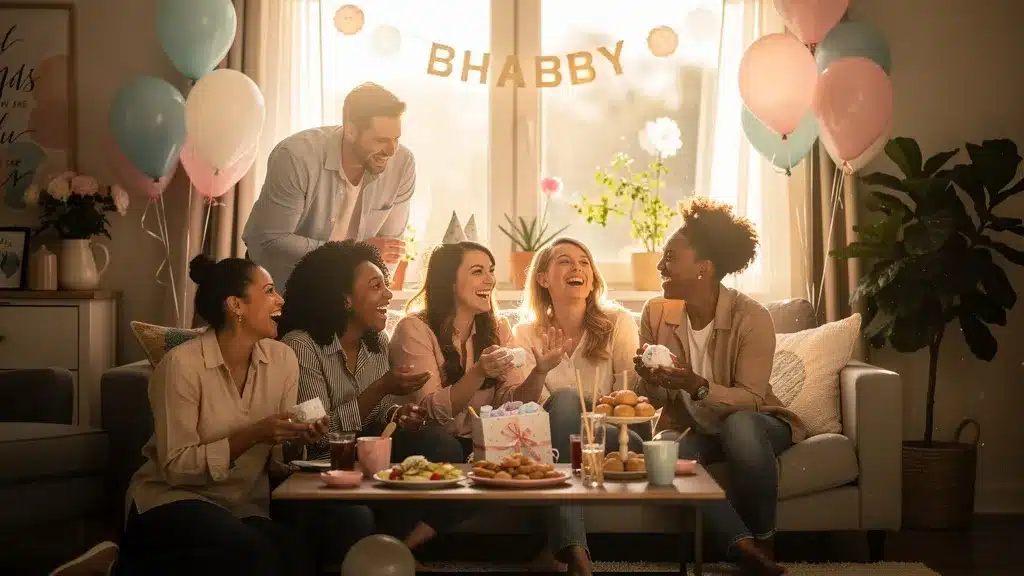 Photo illustrant jeux baby shower