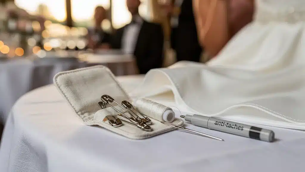 Les sauveurs logistique et couture d'urgence - Kit de survie mariage Illustration : les sauveurs logistique et couture d'urgence