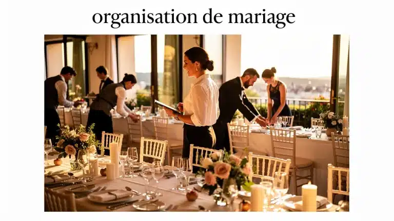 Illustration principale sur organisation de mariage