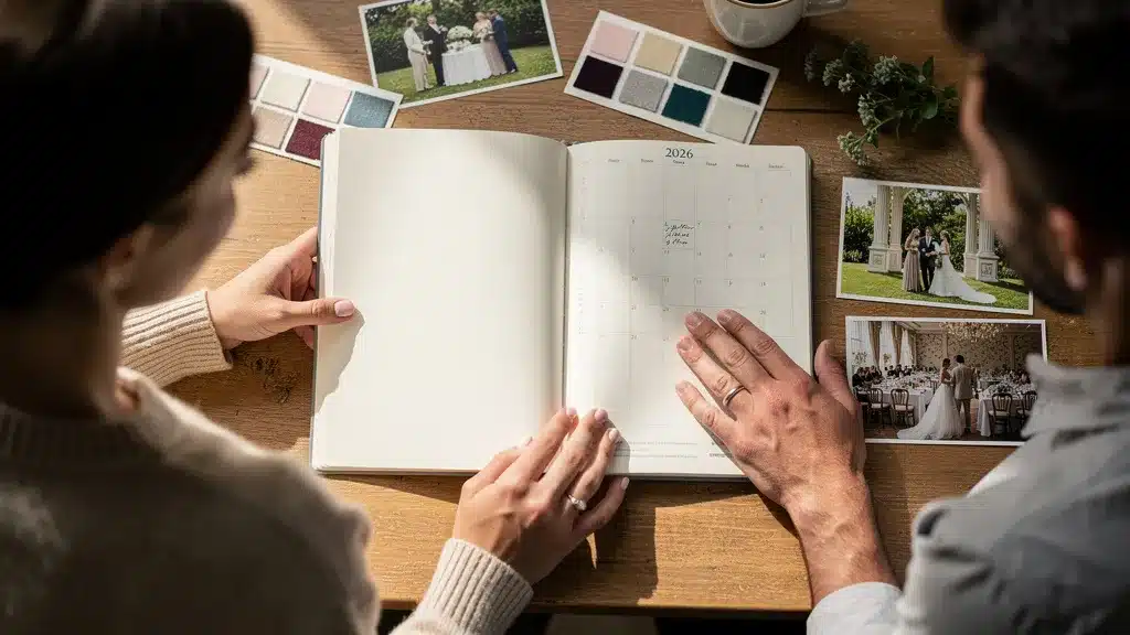 Les 10 étapes clés pour l'organisation de mariage en 2026 : illustration et conseils