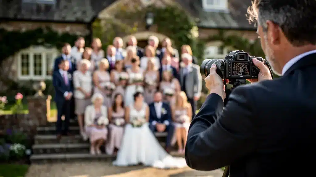 Où faire la mise au point pour une photo de groupe en image