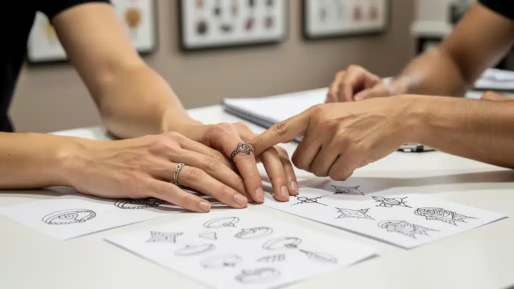 Galerie d'inspiration : modèles de bague tatouage mariage pour mieux comprendre tatouage alliance