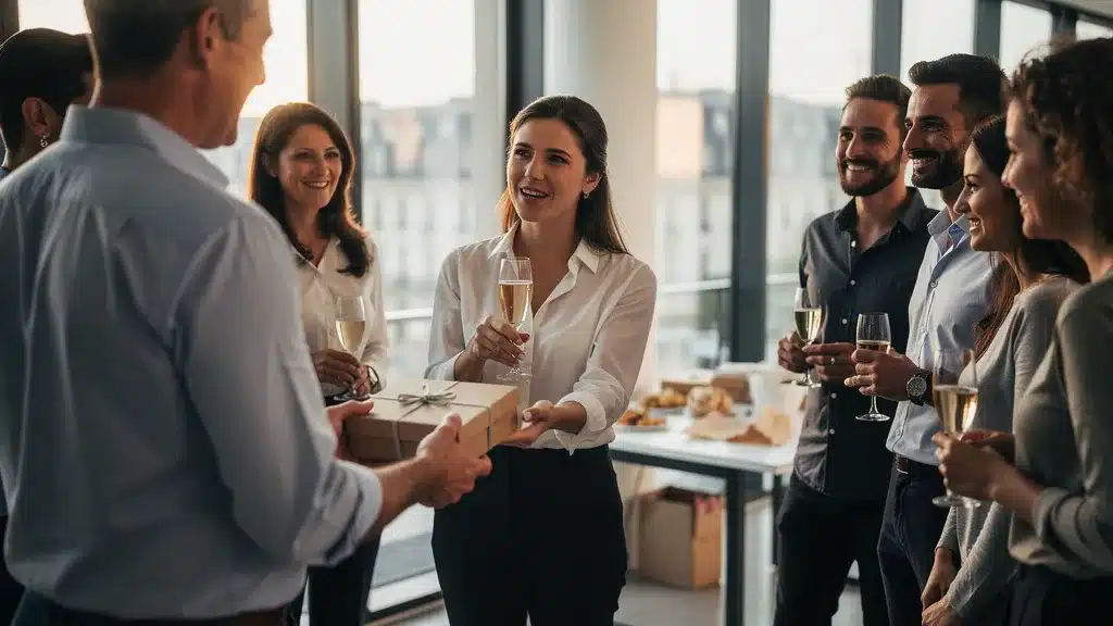 Editorial photo illustrating Organisation du Pot de Départ pour organisation du pot de départ : questions fréquentes